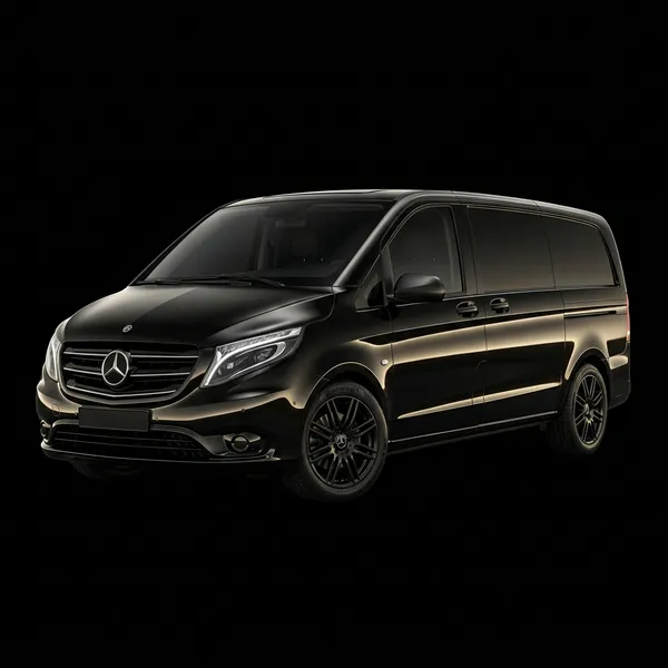 Mercedes Vito luxury private transfer vehicle Málaga Airport to Marbella Costa del Sol